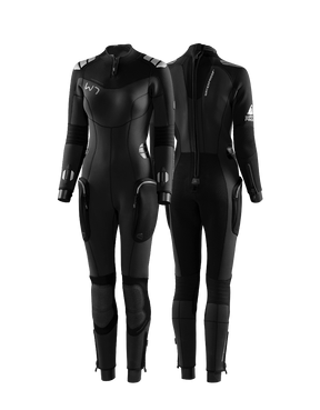 Open Box Waterproof W7 5mm Fullsuit with Back Zip - Female-M-Like New-