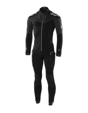 Waterproof W8 Fullsuit Front Zip 7mm Diving Wetsuit - Mens-XS-