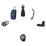 Atomic Aquatics Open Water Diver Course Package – Venom Mask + Open Heel Fins + SV2 Snorkel + Bare 7mm S-Flex Boots + Oceani…