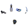 Mares Open Water Diver Course Package – Force-X LS Mask + Avanti 4X Fins + Ergo Dry Snorkel + 5mm Trilastic Boots + Puck 4 D…