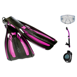 Sherwood Open Water Diver Course Package – SH CRUZ Marbled Mask + Elite Fins + Tiga Dry Snorkel + Genesis Graviton Dive Comp…