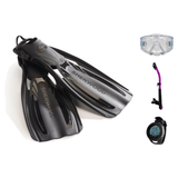 Sherwood Open Water Diver Course Package – SH CRUZ Marbled Mask + Elite Fins + Tiga Dry Snorkel + Genesis Graviton Dive Comp…
