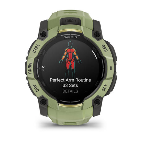 Garmin Instinct 3 50 mm AMOLED rugged GPS smartwatch, Fern Green 4