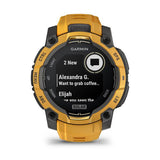 Garmin Instinct 3 45 mm Solar rugged GPS smartwatch, Sunburst 4