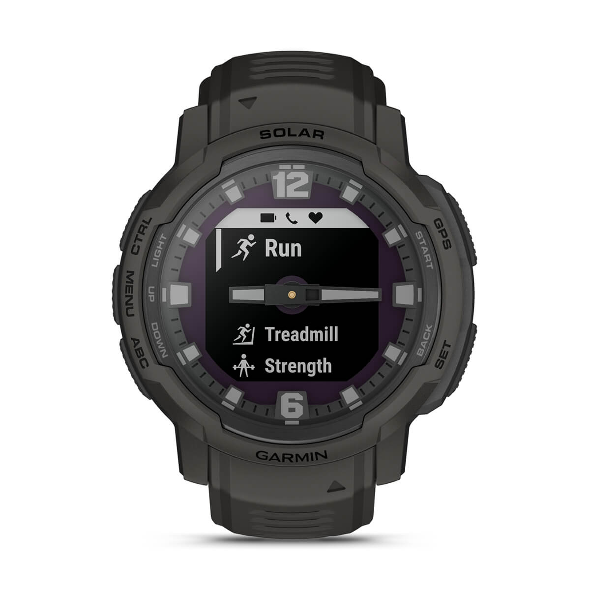 Garmin Instinct Crossover Hybrid GPS Smartwatch – Solar / Graphite
