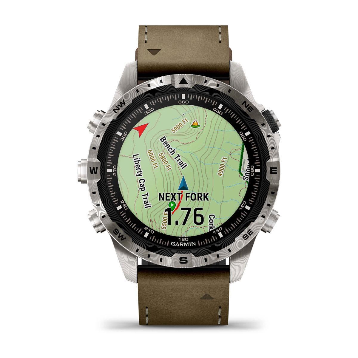 Garmin MARQ Adventurer (Gen 2) Damascus Steel Edition Luxury GPS Smartwatch