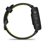 Garmin Forerunner 265 AMOLED GPS Running Smartwatch – 42 mm / Black / Amp Yellow