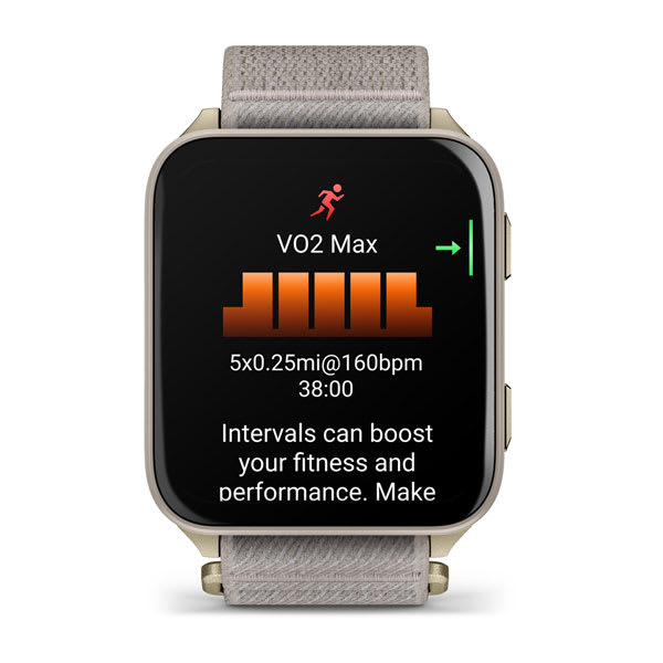 Garmin Venu X1 fitness smartwatch, Soft Gold / French Gray 6