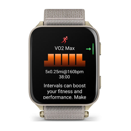 Garmin Venu X1 fitness smartwatch, Soft Gold / French Gray 6