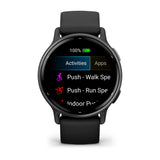 Garmin vívoactive 5 AMOLED GPS Fitness Smartwatch – Black and Slate