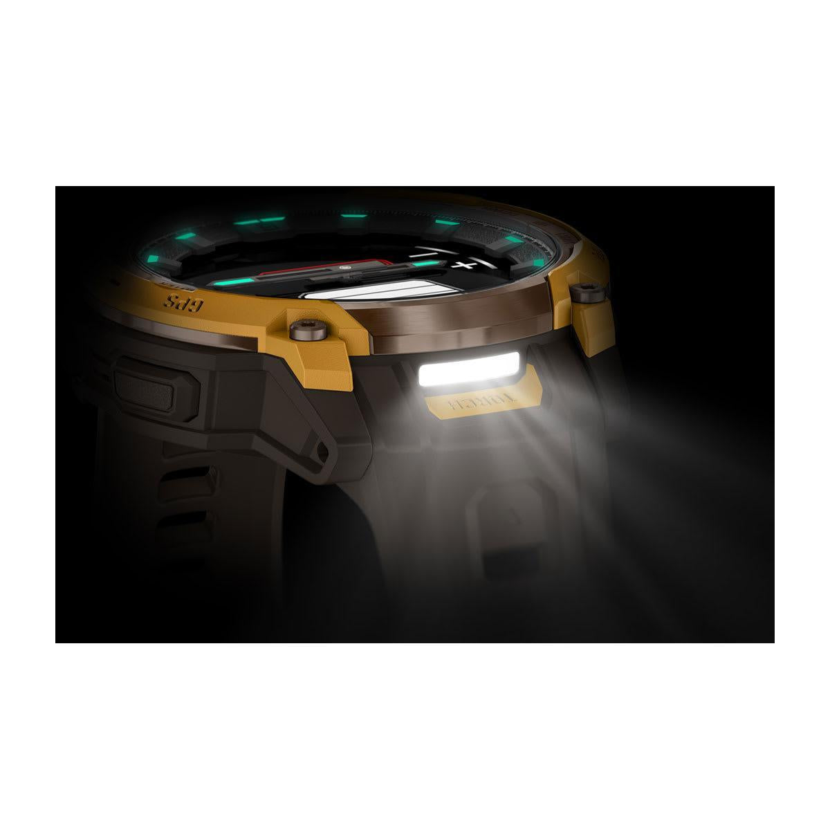 Garmin Instinct Crossover Hybrid GPS Smartwatch – AMOLED / Bronze/Sunburst