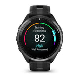 Garmin Forerunner 965 AMOLED GPS Running Smartwatch – Black / Powder Gray