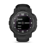Garmin Instinct Crossover Hybrid GPS Smartwatch – Solar - Tactical / Black