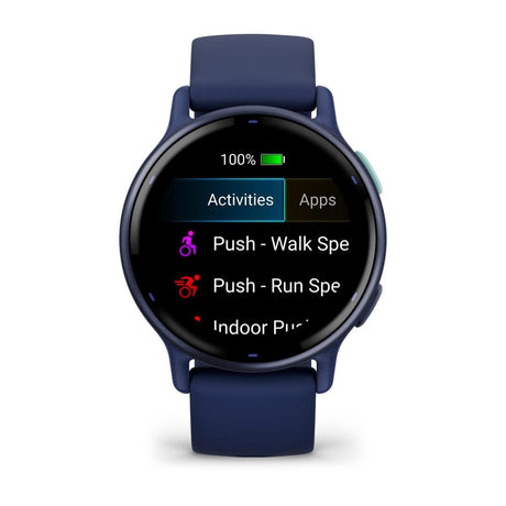 Garmin vívoactive 5 AMOLED GPS Fitness Smartwatch – Navy
