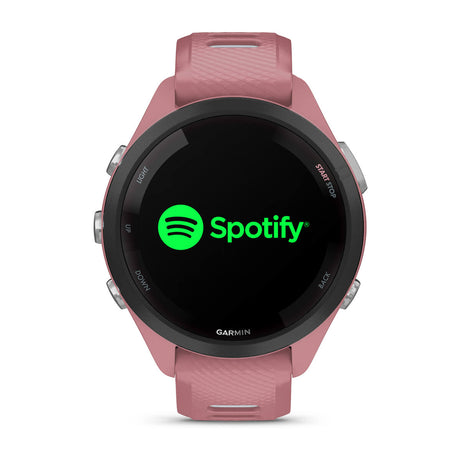 Garmin Forerunner 265 AMOLED GPS Running Smartwatch – 42 mm / Light Pink / Whitestone