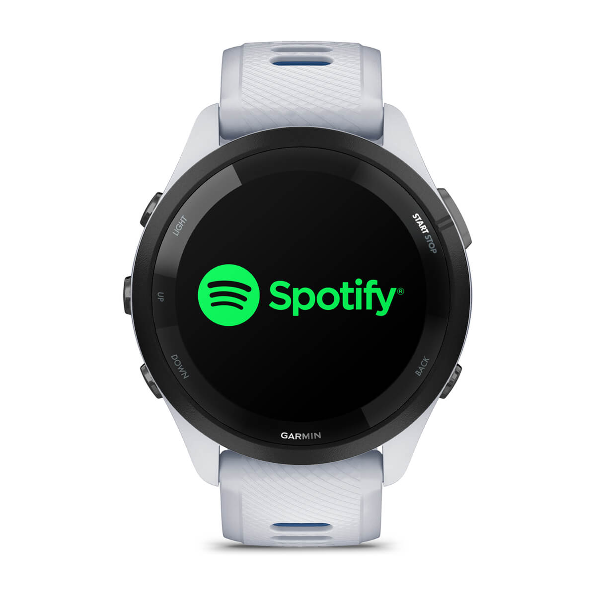 Garmin Forerunner 265 AMOLED GPS Running Smartwatch – 46 mm / Whitestone / Tidal Blue