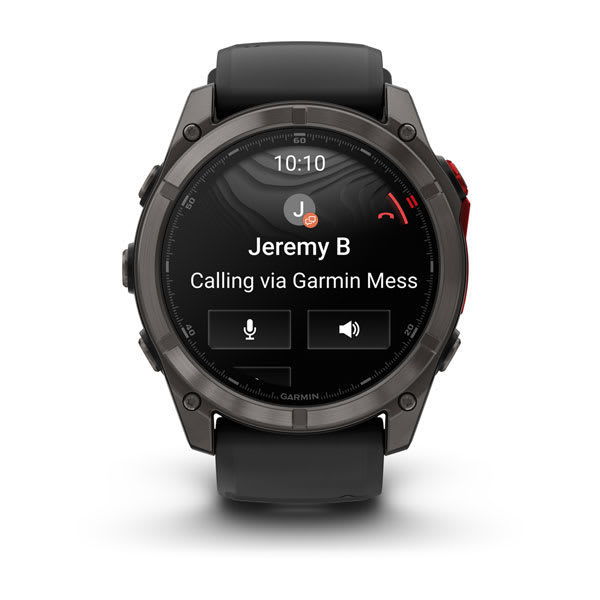 Garmin fenix 8 Pro 51 mm MicroLED multisport GPS smartwatch, sapphire, carbon gray DLC titanium 7