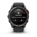Garmin fenix 8 Pro 51 mm MicroLED multisport GPS smartwatch, sapphire, carbon gray DLC titanium 7