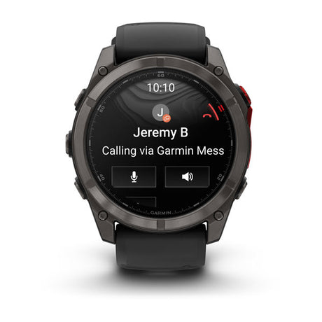 Garmin fenix 8 Pro 51 mm MicroLED multisport GPS smartwatch, sapphire, carbon gray DLC titanium 7