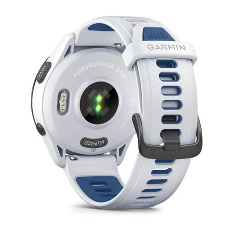 Garmin Forerunner 265 AMOLED GPS Running Smartwatch – 46 mm / Whitestone / Tidal Blue
