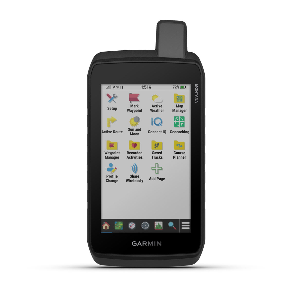 Garmin Montana 710, 710i and 760i GPS Touchscreen Navigator – No / No