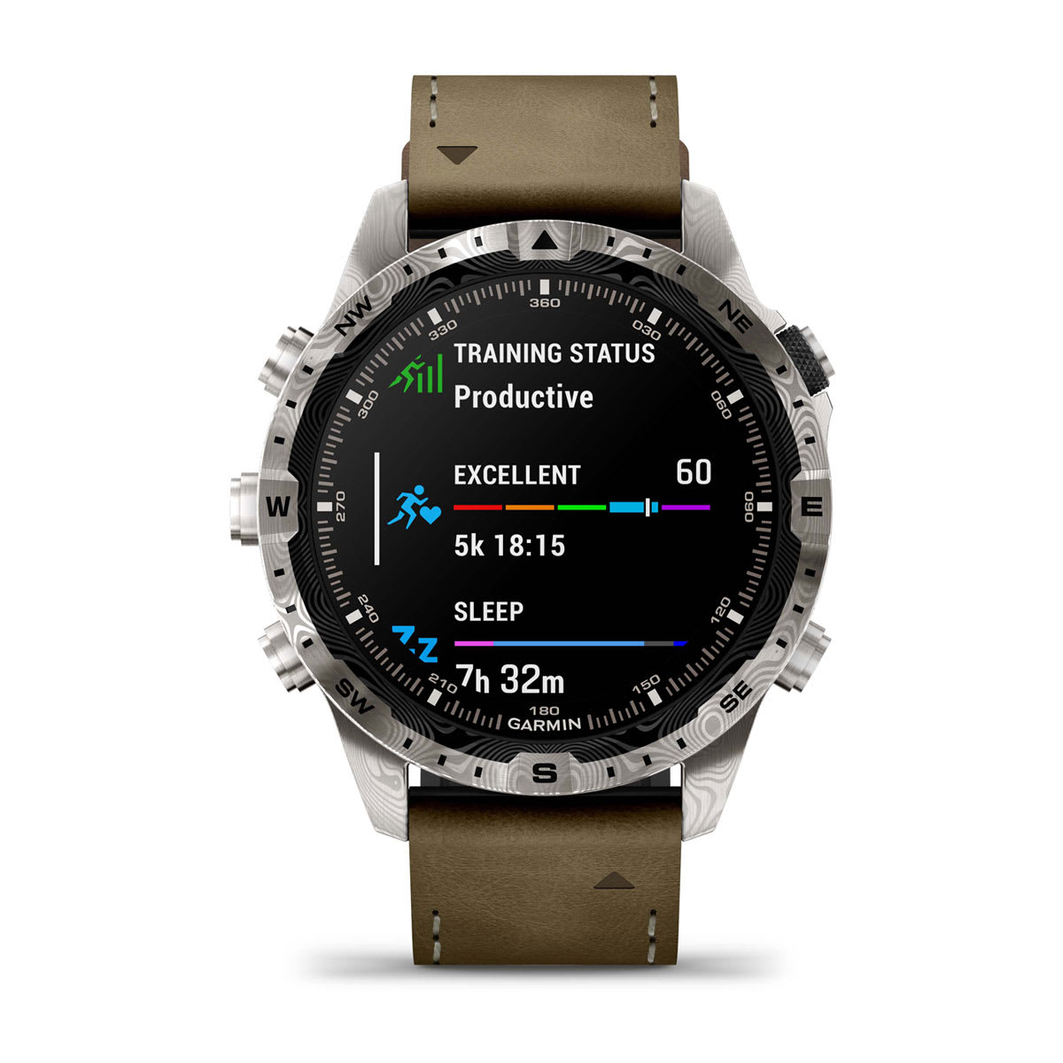 Garmin MARQ Adventurer (Gen 2) Damascus Steel Edition Luxury GPS Smartwatch
