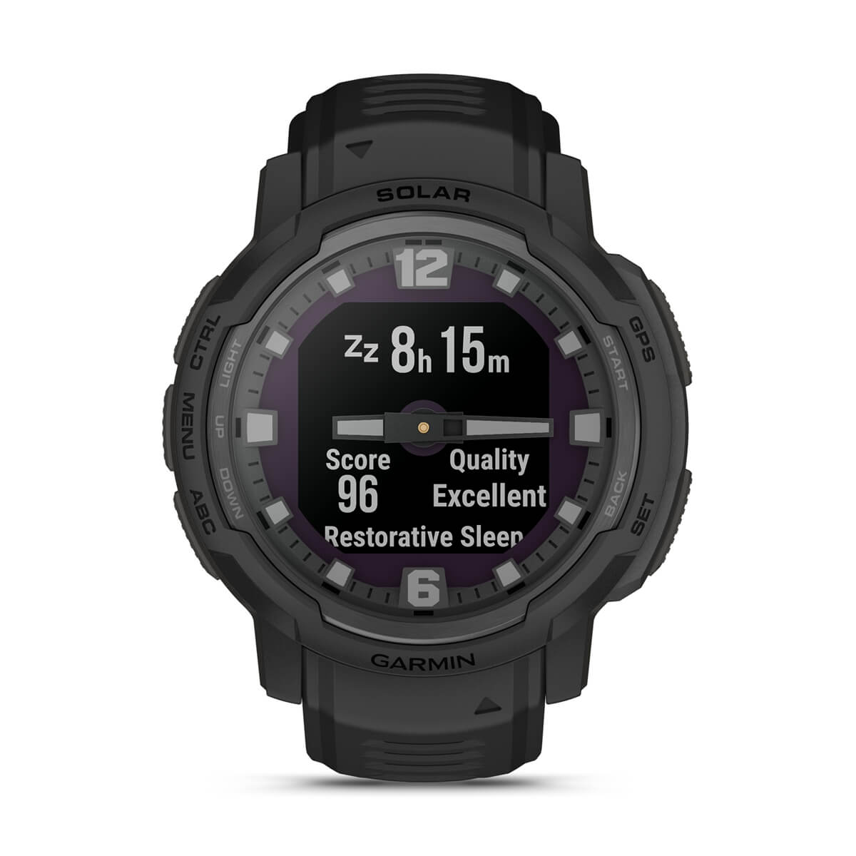 Garmin Instinct Crossover Hybrid GPS Smartwatch – Solar - Tactical / Black