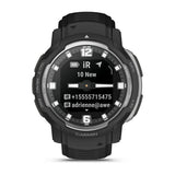 Garmin Instinct Crossover Hybrid GPS Smartwatch – Standard / Black