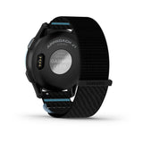 Garmin Approach J1 Junior GPS Golf Smartwatch – Cloud Blue Aluminum Bezel with Black/Azure ComfortFit Fabric Band