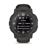 Garmin Instinct Crossover Hybrid GPS Smartwatch – Solar / Graphite
