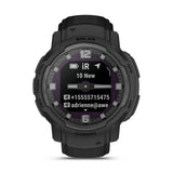 Garmin Instinct Crossover Hybrid GPS Smartwatch – Solar - Tactical / Black
