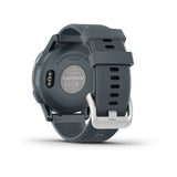 Garmin Approach S44 and S50 GPS Golf Smartwatch – S44: Golf Features / Silver Aluminum Bezel with Twilight Silicone Band