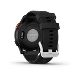 Garmin Approach S44 and S50 GPS Golf Smartwatch – S44: Golf Features / Silver Aluminum Bezel with Black Silicone Band