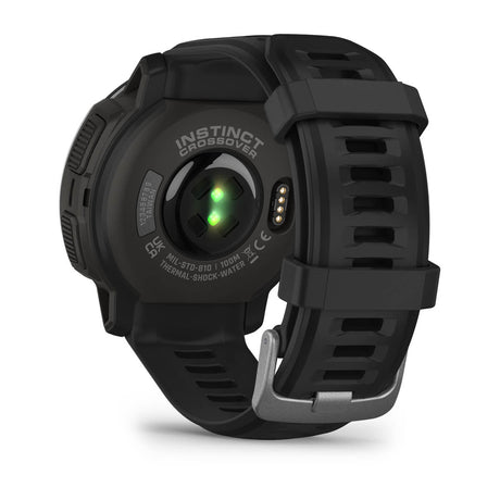 Garmin Instinct Crossover Hybrid GPS Smartwatch – Standard / Black