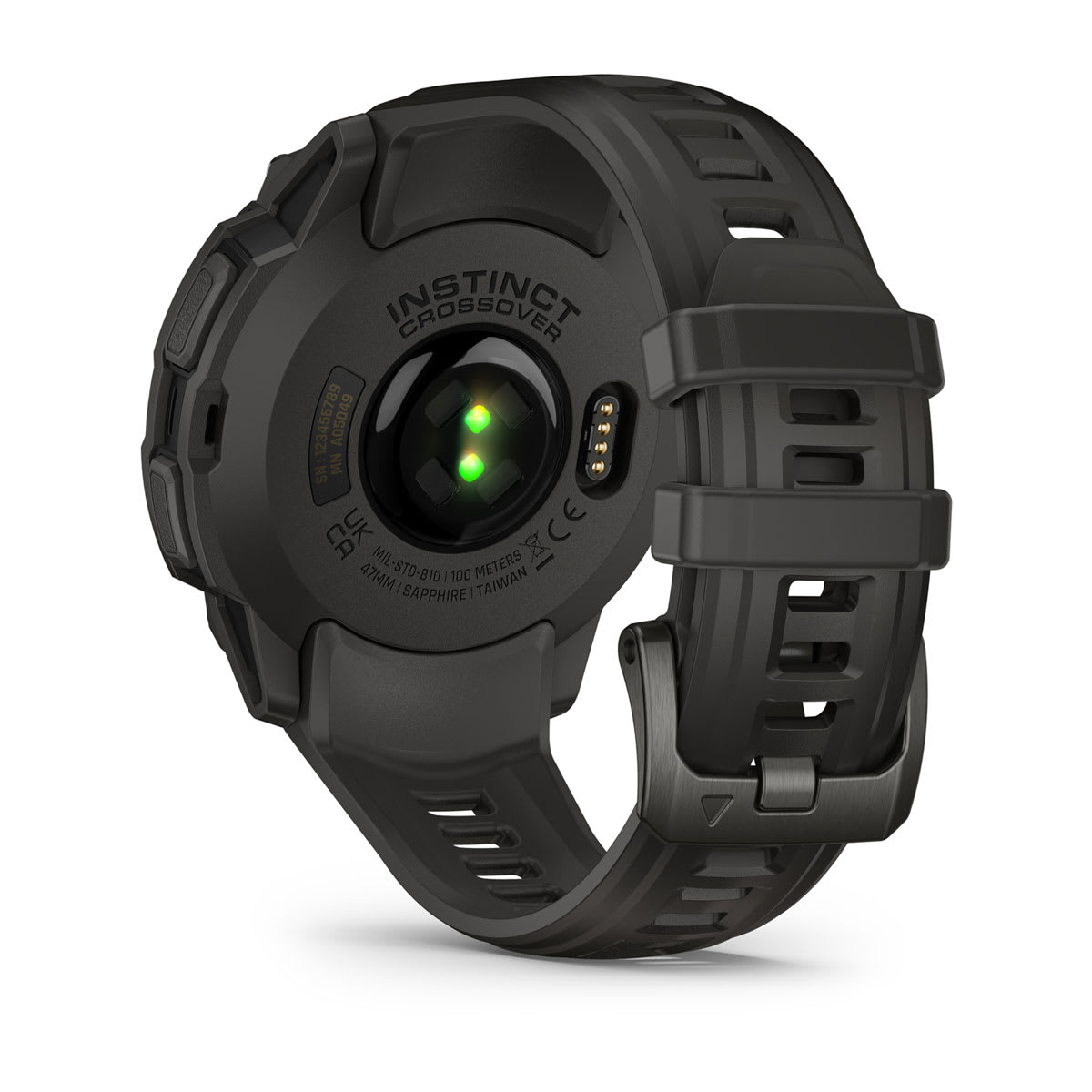 Garmin Instinct Crossover Hybrid GPS Smartwatch – AMOLED / Charcoal
