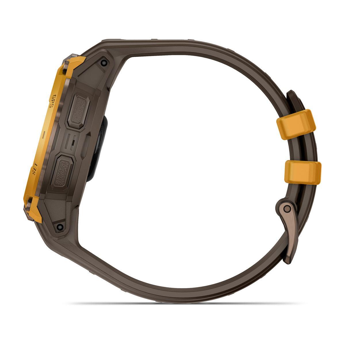 Garmin Instinct Crossover Hybrid GPS Smartwatch – AMOLED / Bronze/Sunburst