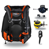 Aqualung Regulator + BCD Scuba Package – Pro HD Compact BCD + LEG3ND Regulator + Octopus + Console — Aqualung Titan