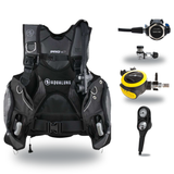 Aqualung Regulator + BCD Scuba Package – Pro HD Mens BCD + LEG3ND Regulator + Octopus + Console — includes Aqualung Pro HD M…