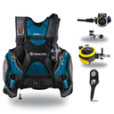 Aqualung Regulator + BCD Scuba Package – Pro HD Mens BCD + LEG3ND Regulator + Octopus + Console — Black/Petrol, Aqualung LEG…
