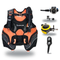 Aqualung Regulator + BCD Scuba Package – Pro HD Womens BCD + LEG3ND Regulator + Octopus + Console — Black/Coral, Aqualung LE…