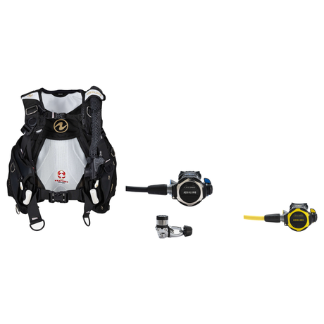 Aqualung Regulator + BCD Scuba Package – Axiom Women's BCD + Leg3nd Regulator + Leg3nd Octopus — includes Aqualung Axiom Wom…