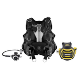 Apeks Regulator + BCD Scuba Package – Exotec BCD + MTX-RC Regulator + XTX40 Octopus — Black - Grey