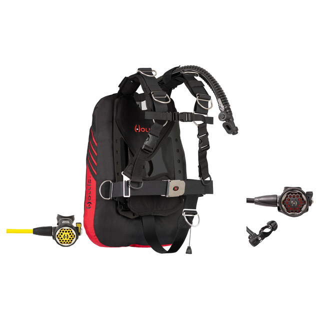 Hollis Regulator + BCD Tech Package – Elite ST Travel System + 150LX DC7 Regulator + 150LX Octopus — includes Hollis Elite S…