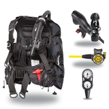Hollis Regulator + BCD Scuba Package – HD-200 BCD + 150LX DC7 Regulator + 150LX Stainless Steel Octopus + Maxdepth Gauge Con…