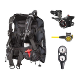 Hollis Regulator + BCD Scuba Package – HD-200 BCD + 150LX DC7 Regulator + 150LX Stainless Steel Octopus + Maxdepth Gauge Con…