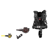Hollis Regulator + BCD Scuba Package – HTS 2 Harness Tech System 2 Back Inflate BCD + 150LX DC7 Regulator + 150LX Octopus