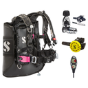 Scubapro Regulator + BCD Scuba Package – Hydros Pro 2 (Mini Monorail) BCD + MK25 EVO/S620 Ti Regulator + R105 Octopus + 2-Ga…