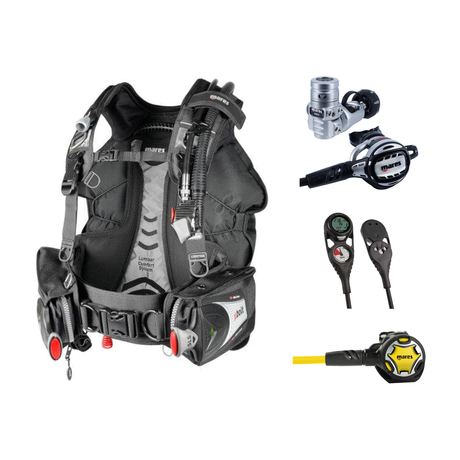 Mares Regulator + BCD Scuba Package – Bolt SLS BCD + Atlas ADJ 62X TBP Regulator + Dual Octopus + Mission 2 Console — includ…