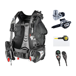 Mares Regulator + BCD Scuba Package – Bolt SLS BCD + Atlas ADJ 62X TBP Regulator + Dual Octopus + Mission 2 Console