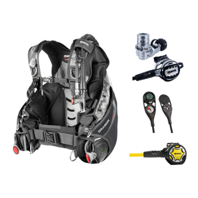 Mares Regulator + BCD Scuba Package – Dragon SLS BCD + Atlas ADJ 62X TBP Regulator + Dual Octopus + Mission 2 Console